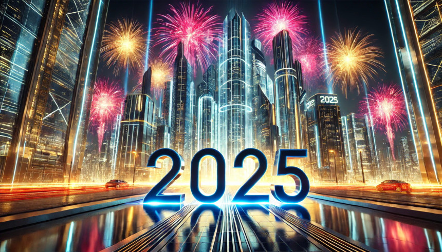 Bonne Année 2025 - Happy New Year 2025